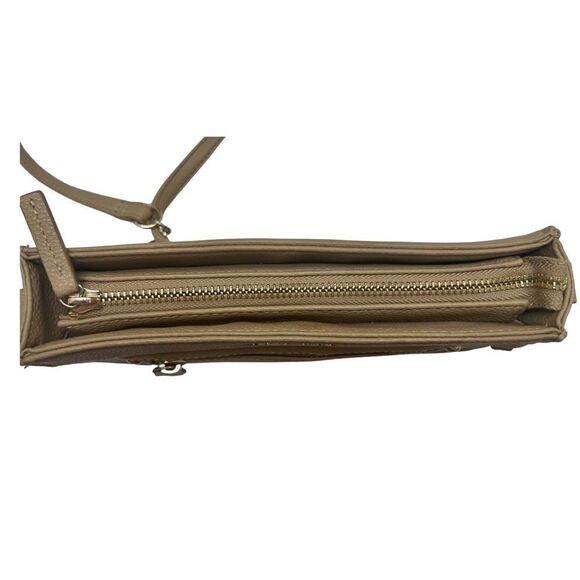 GUESS Factory tan and gold Jewlie Crossbody with BONUS matching wallet! - Picture 11 of 16